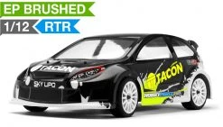 1/12 Tacon Ranger Rally Brushed Car Ready To Run 2.4ghz (Black) RC Remote Control Radio Car