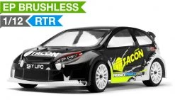 1/12th Tacon Ranger Rally Car Brushless Ready To Run (Black) RC Remote Control Radio Car