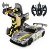 1:14 RC Mercedes-Benz GT3 2.4ghz RC Transformer Dancing Robot Car (Gray)