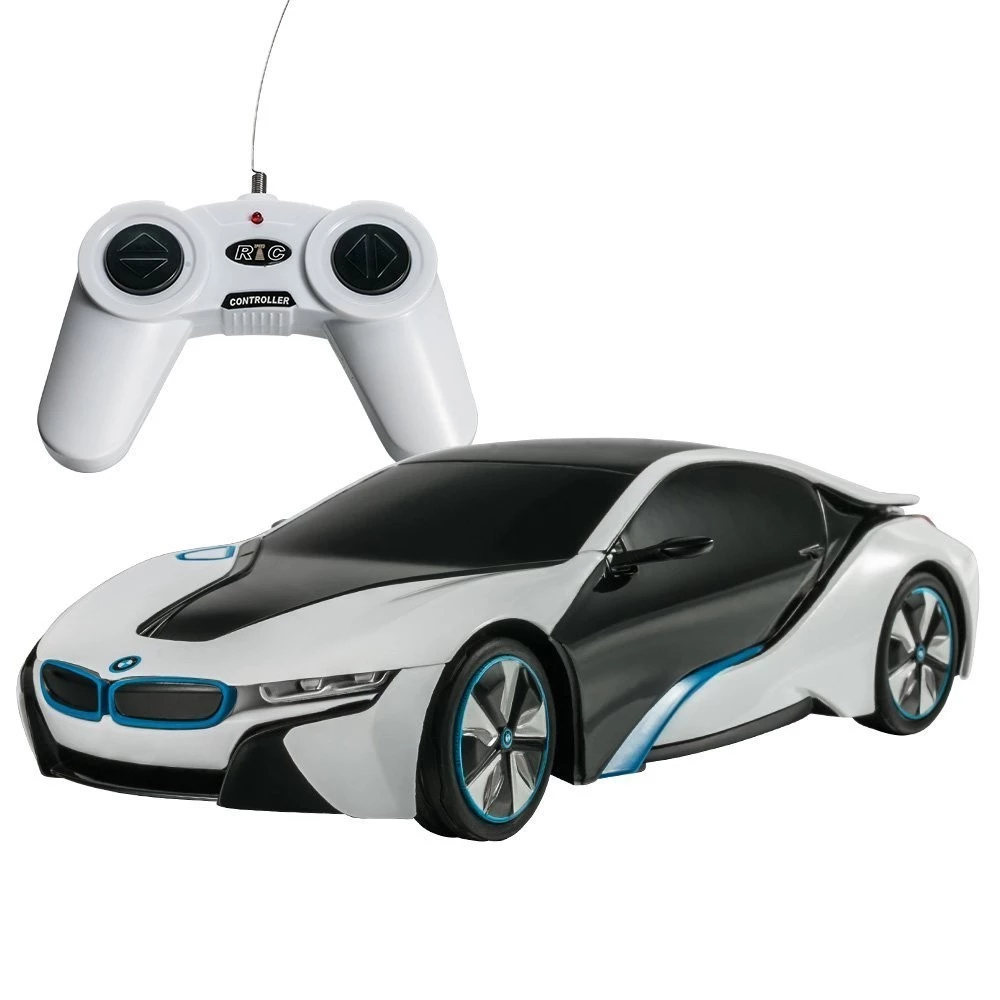 1:24 RC BMW I8 Concept RC Sports Car (White) 2 1:24 RC BMW I8 Concept RC Sports Car (White) - Image 2