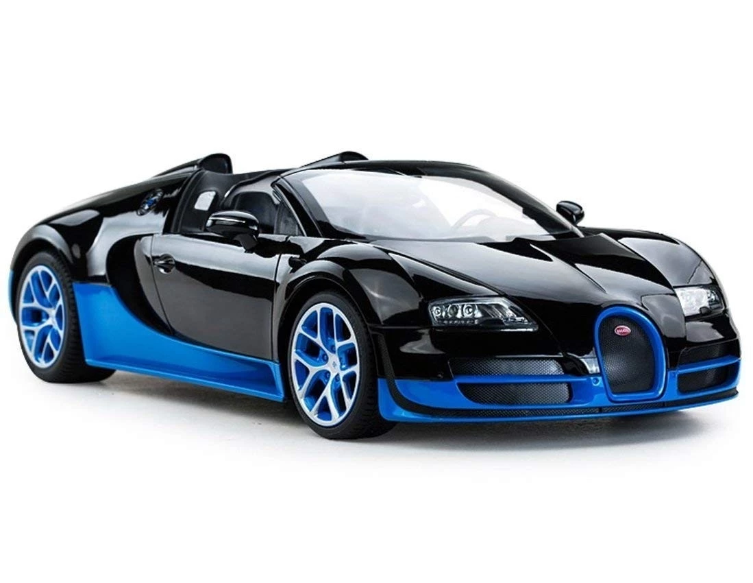 Rastar 1:14 RC Bugatti Veyron Grand Sport Vitesse Car (Black/Blue) 1 Rastar 1:14 RC Bugatti Veyron Grand Sport Vitesse Car (Black/Blue)
