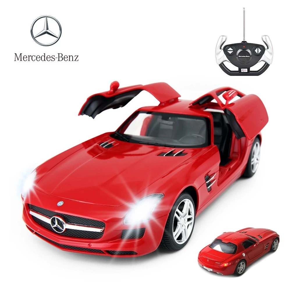 1:14 RC Mercedes Benz SLS With Open Doors And Lights (Red) 1 1:14 RC Mercedes Benz SLS With Open Doors And Lights (Red)