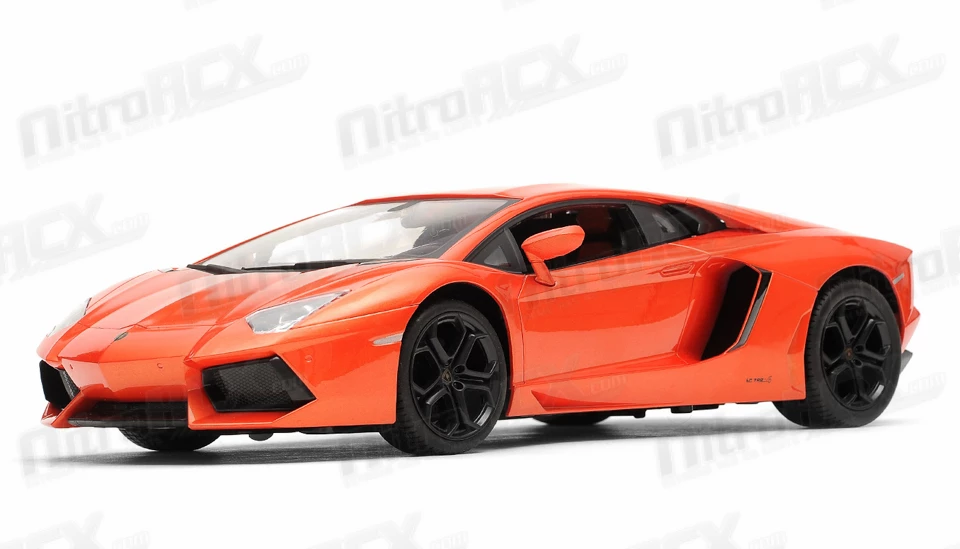 Licensed 1/14th Scale Lamborghini Aventador LP700-4 Ready To Run Control Car (Orange) RC Remote Control Radio Car 2 Licensed 1/14th Scale Lamborghini Aventador LP700-4 Ready To Run Control Car (Orange) RC Remote Control Radio Car - Image 2
