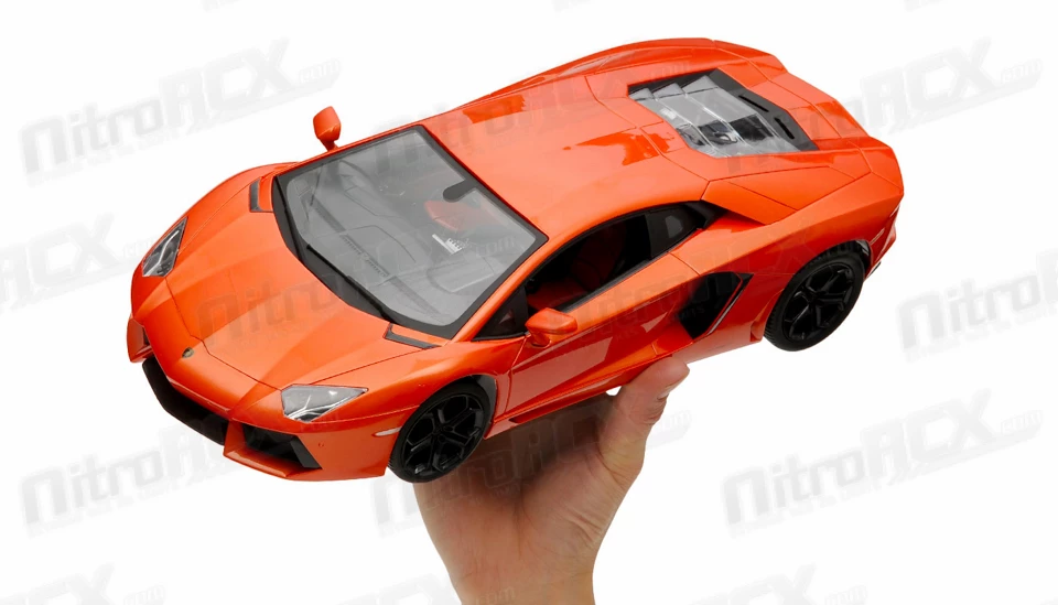 Licensed 1/14th Scale Lamborghini Aventador LP700-4 Ready To Run Control Car (Orange) RC Remote Control Radio Car 10 Licensed 1/14th Scale Lamborghini Aventador LP700-4 Ready To Run Control Car (Orange) RC Remote Control Radio Car - Image 10