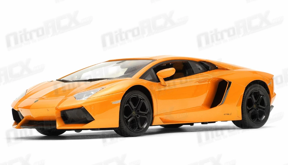 Licensed 1/14th Scale Lamborghini Aventador LP700-4 Ready To Run Control Car (Yellow) RC Remote Control Radio Car 2 Licensed 1/14th Scale Lamborghini Aventador LP700-4 Ready To Run Control Car (Yellow) RC Remote Control Radio Car - Image 2