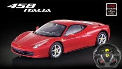 Licensed 1/14th Scale Ferrari 458 Italia Ready To Run Control Car With Simulated Steering Wheel RC Remote Control Radio Car