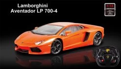 Licensed 1/14th Scale Lamborghini Aventador LP700-4 Ready To Run Control Car With Simulated Steering Wheel RC Remote Control Radio Car