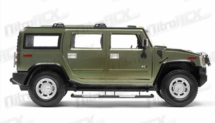 Licensed 1/10th Scale Hummer H2 RTR (Green) RC Remote Control Radio Car 4 Licensed 1/10th Scale Hummer H2 RTR (Green) RC Remote Control Radio Car - Image 4