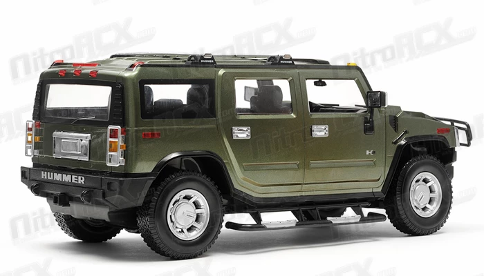 Licensed 1/10th Scale Hummer H2 RTR (Green) RC Remote Control Radio Car 5 Licensed 1/10th Scale Hummer H2 RTR (Green) RC Remote Control Radio Car - Image 5