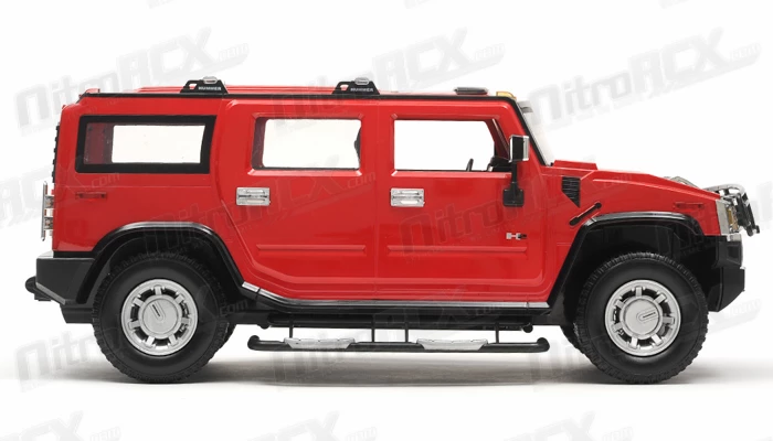 Licensed 1/10th Scale Hummer H2 RTR (Red) RC Remote Control Radio Car 4 Licensed 1/10th Scale Hummer H2 RTR (Red) RC Remote Control Radio Car - Image 4