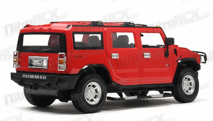 Licensed 1/10th Scale Hummer H2 RTR (Red) RC Remote Control Radio Car 5 Licensed 1/10th Scale Hummer H2 RTR (Red) RC Remote Control Radio Car - Image 5
