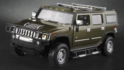 Licensed 1/14th Scale Hummer H2 Ready To Run Control Vehicle (Green) RC Remote Control Radio Car