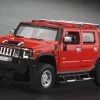 Licensed 1/24th Scale Hummer H2 Ready To Run Control Model Vehicle (Red) RC Remote Control Radio Car