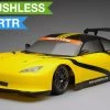 Exceed RC 2.4Ghz MadSpeed Drift Car Brushless Edition 1/10 Electric Ready To Run Oval Drift Car (Yellow/Black) RC Remote Control Radio Car