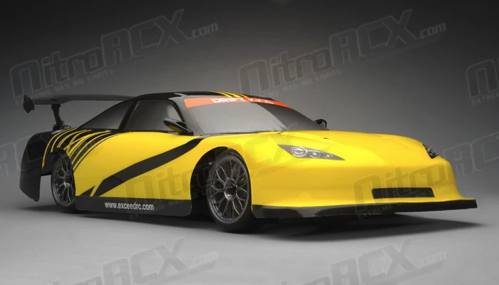 Exceed RC 2.4Ghz MadSpeed Drift Car Brushless Edition 1/10 Electric Ready To Run Oval Drift Car (Yellow/Black) RC Remote Control Radio Car 2 Exceed RC 2.4Ghz MadSpeed Drift Car Brushless Edition 1/10 Electric Ready To Run Oval Drift Car (Yellow/Black) RC Remote Control Radio Car - Image 2