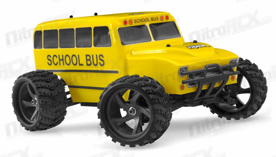 Iron Track Electric Yellow Bus 1:18 4WD Truck Ready To Run RC Remote Control Radio Car 2 Iron Track Electric Yellow Bus 1:18 4WD Truck Ready To Run RC Remote Control Radio Car - Image 2