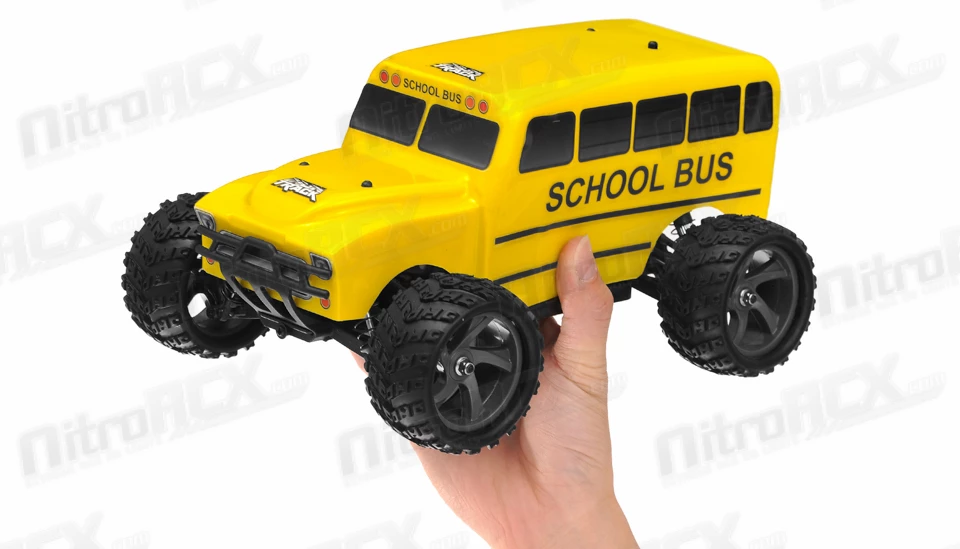 Iron Track Electric Yellow Bus 1:18 4WD Truck Ready To Run RC Remote Control Radio Car 6 Iron Track Electric Yellow Bus 1:18 4WD Truck Ready To Run RC Remote Control Radio Car - Image 6