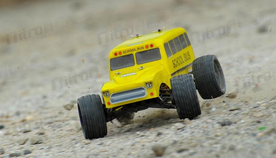 Iron Track Electric Yellow Bus 1:18 4WD Truck Ready To Run RC Remote Control Radio Car 16 Iron Track Electric Yellow Bus 1:18 4WD Truck Ready To Run RC Remote Control Radio Car - Image 16