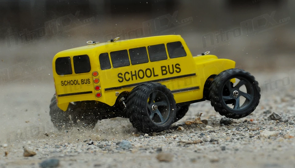 Iron Track Electric Yellow Bus 1:18 4WD Truck Ready To Run RC Remote Control Radio Car 19 Iron Track Electric Yellow Bus 1:18 4WD Truck Ready To Run RC Remote Control Radio Car - Image 19