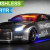 Exceed RC 2.4Ghz MadSpeed Drift Car Brushless Edition 1/10 Electric Ready To Run Drift Car W/ LED Head Lights (Grey) RC Remote Control Radio Car